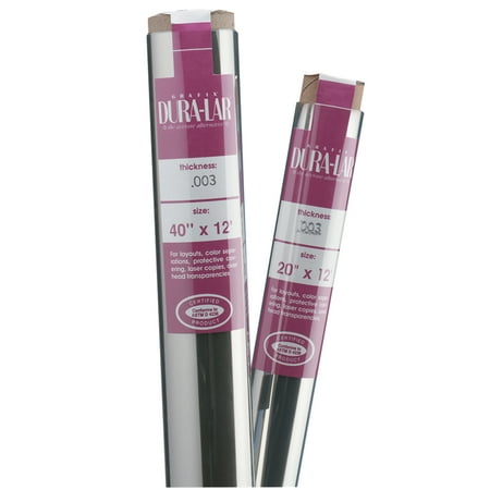 UPC: 0096701123896 | Grafix Dura-Lar Roll  .003mm  40in x 25 ft.  Clear