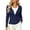 *Navy, variant on ClodeEU Women's Drawstring Hood Full Zip Long Sleeve Knit Cardigan Jacket,Casual Slim Fitted Layering Knit Outerwear Army Green,Women's Plus L