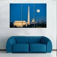 thumbnail image 1 of TISHIRON 3PCS Framed Canvas Wall Art Set,36"x24" Washington Monument Cityscape Canvas Art Decor, 1 of 7