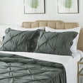 thumbnail image 6 of JML Queen Ruffle Skirt Bedspread Set 4 Piece, Pintuck Coverlet with Shams and Area Rugs, 6 of 7