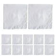 thumbnail image 4 of Handkerchief,White Woman Handkerchief Soft Suit Hankies,Square Pocket Handkerchief Lace,Soft Ladies Hanky Pocket Square,Bridal Wedding Handkerchief Towel Gents Prom,Bandanas style C, 4 of 9