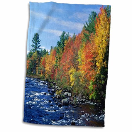3dRose New England Fall - Towel  15 by 22-inch