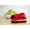 thumbnail image 2 of Mainstays 4 Pieces, Waffle Dishcloths, Red, 2 of 7