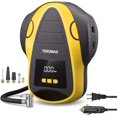 thumbnail image 1 of TEROMAS Compresor de aire para inflar neumáticos, bomba de aire portátil DC/AC para neumáticos de coche 12 V DC y otros inflables en casa 110 V AC, bomba de neumáticos eléctrica digital con manómetro, 1 of 4