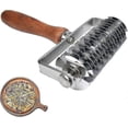 thumbnail image 1 of Stainless Steel Lattice Roller Cutter,pizza Pastry Wheel Roller Dough Cutter Kitchen Cooking Pastry Cutter Baking Tools With Wood Handle For Pie Pizza, 1 of 5