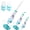 BLUE, variant on FOTING Cordless Handheld Pool Vacuum 19 GPM, 60 Min Runtime, 60" Extendable Pole for Spa Tub