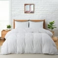 thumbnail image 6 of Peace Nest 2 Pieces Clipped Jacquard Geometric Tufted Duvet Covers & Pillow Sham Set ,Microfiber Soft Bedding Set with Zipper Closure 4 Ties, Square Quilted, Twin Size, 6 of 7