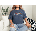 thumbnail image 5 of Comfort Colors Mama Shirt Floral Patriotic Tee Women Mom Life Graphic T-Shirt Gift, 5 of 6