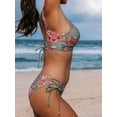 thumbnail image 3 of Women's Bikini Swimsuit Front Cross Lace Up Two Piece Bathing Suit, 3 of 6