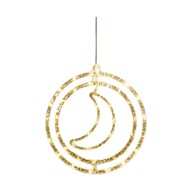 Guirnalda de luces LED navideñas para festivales, interiores y exteriores. luna