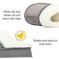 thumbnail image 5 of BERANMEY Slippers for Women Scuff Memory Foam Fuzzy Faux Fur House Slippers Bedroom Non-slip Warm Fluffy Plush Womens Slippers Unisex Slip on Anti-Skid Sole Slides, 5 of 9
