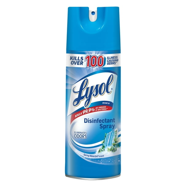 Lysol Disinfectant Spray, Spring Waterfall, 12.5oz