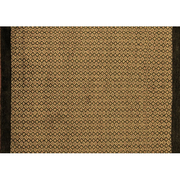 Ahgly Company Indoor Rectangle Abstract Brown Modern Area Rugs, 5' x 8'
