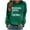Army Green, variant on Maplenight Game Day Sweatshirt Football Shirts for Women Weekends Coffee and Football Sweatshirt Women Football Mom Crewneck Pullover