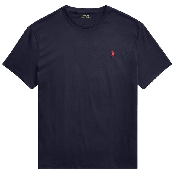 Polo Ralph Lauren Mens Pony Logo Crew Neck T-Shirt Medium Basic Newport Navy.