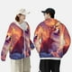 thumbnail image 4 of Balery Sunset Cloud Corgi Sudadera ligera de manga larga con capucha y protección solar UPF 50+ para hombre y mujer, ideal para pesca y running-Large, 4 of 7