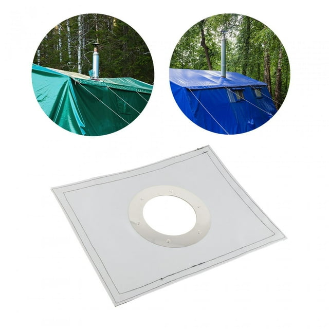 Tienda de Campaña Ignífuga, Protección Ignífuga, Impermeable, Duradera Tienda de Campaña para Chimenea para Caza, Quema de Leña, Barbacoa Al Aire Libr 11cm shamjiam Gato para estufa de tienda