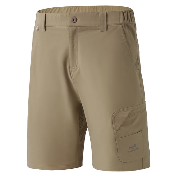 BASSDASH FP01M 10.5” Mens Fishing Cargo Shorts Quick Dry UPF 50 Water Resistant