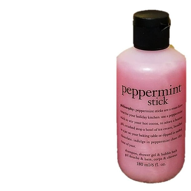 Philosophy 6 ounce Peppermint Stick shampoo, shower gel, & bubble bath