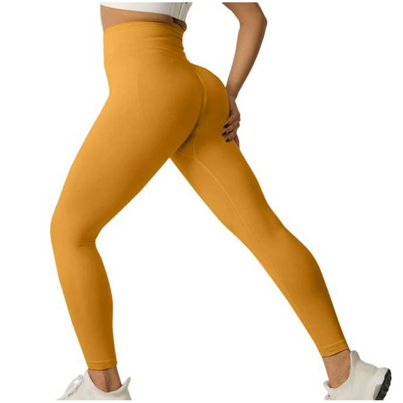 Annhoo Womens Yoga Leggings High Waisted Butt Lifting Compression Pants Casual Running Activewear