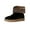 Black, variant on Womens Patty Cold Weather Snow Boot Warm Lined Winter Boots Faux Fur Beige 40
