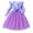 Purple, variant on Emy Dola Little Girl's Christmas Sparkle Tulle Dress Toddler Kids Long Sleeve Butterfly Wedding Birthday Party Tutu Dresses