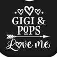 thumbnail image 4 of Inktastic Gigi and Pops Love Me Boys or Girls Baby Bib, 4 of 4