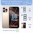 thumbnail image 3 of Reemplazo de Vidrio Trasero ZNZHKR para iPhone 16 Pro Max 6.9", 3 of 6