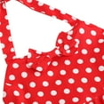 thumbnail image 5 of IBTOM CASTLE Kids Girls 50s Vintage Sleeveless Polka Dot Retro A-line Swing Dress Princess Birthday Party Dresses 9-10 Years Red - White Dots, 5 of 8