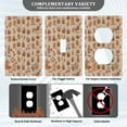 thumbnail image 5 of IAUYY Retardant PC Material Toggle Switch Switch Plate Covers Easy DIY Installation with Screws Light Switch Cover Plate Christmas House Illustration, 5 of 9