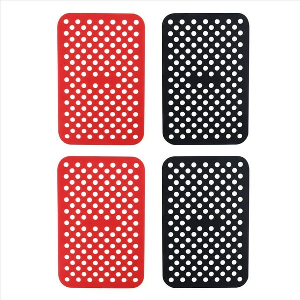 Revestimientos de Freidora de Aire de Silicona Reutilizables para Freidora de Aire Dual Ninja Foodi DZ201 Accesorios de Freidora de Aire Antiadherente Papel Pergamino