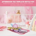 thumbnail image 4 of MasteelfCA 1 Set Unicorn Tin Tea Set Cartoon Imitation Tea Set Make Tea Toy Set for Girls, 4 of 8