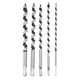 thumbnail image 2 of Juego de 5 brocas de corte rápido para madera, de acero al carbono y mango hexagonal, herramienta de carpintero, 2 of 14
