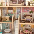 thumbnail image 5 of KidKraft KidKraft Charlotte Classic Wooden Dollhouse with EZ Kraft Assembly™, 14-Piece Accessory Set, for 12-Inch Dolls, 5 of 9