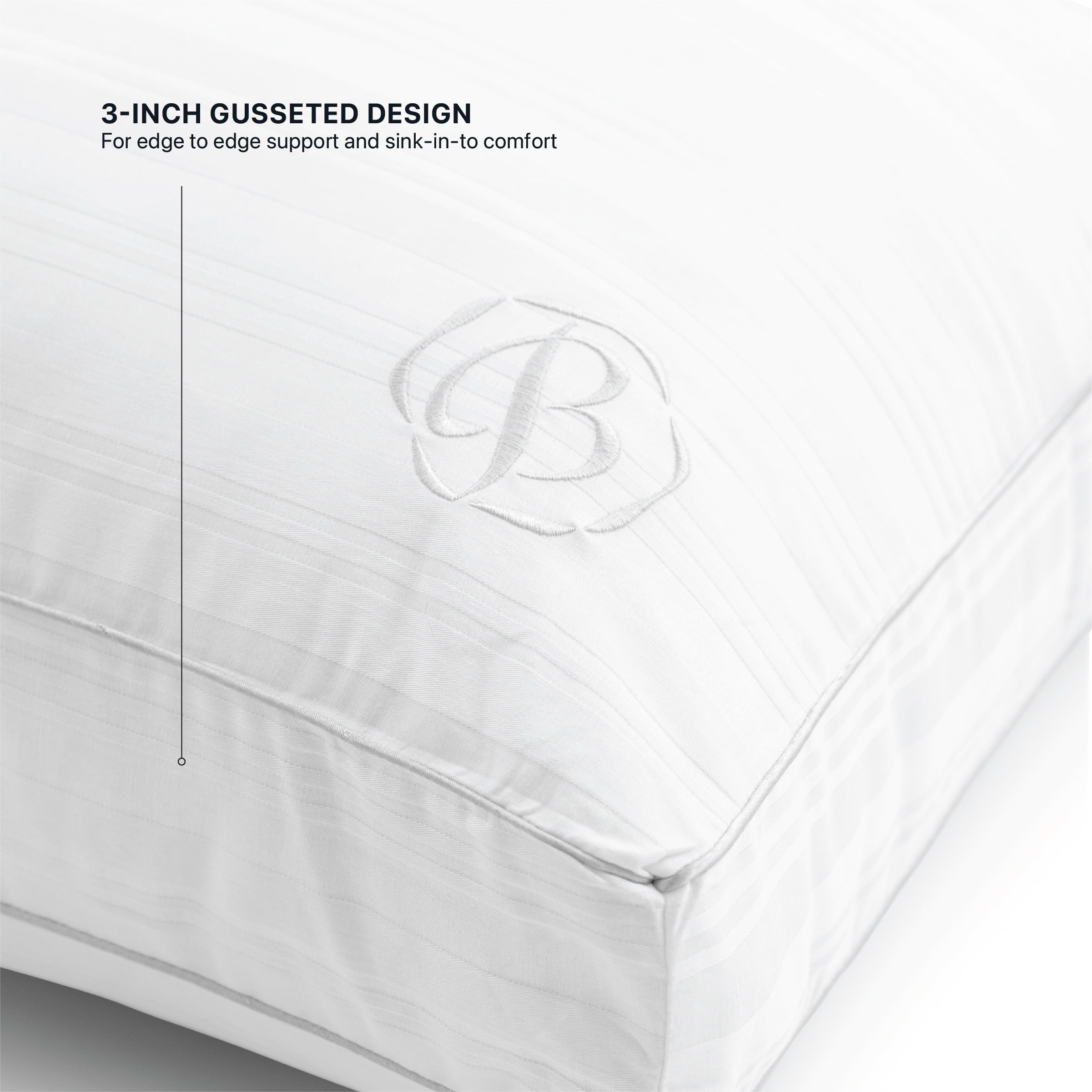 Beautyrest Silver® Enveloping Comfort Bed Pillow, Down Alternative, Cotton/Tencel™ Lyocell, King