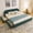 Green, variant on King Size Soft Cloud Bed Frame with 4 Storage Drawer and Tall Curved Headboard for Bedroom