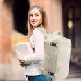 thumbnail image 6 of Dwelke Women's Waterproof Tavel Backpack with Toilet Bag, Beige, 6 of 8