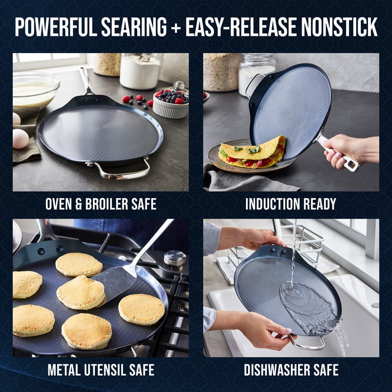 Blue Diamond 13-Inch Diamond Bond Hybrid Round Griddle photo 4