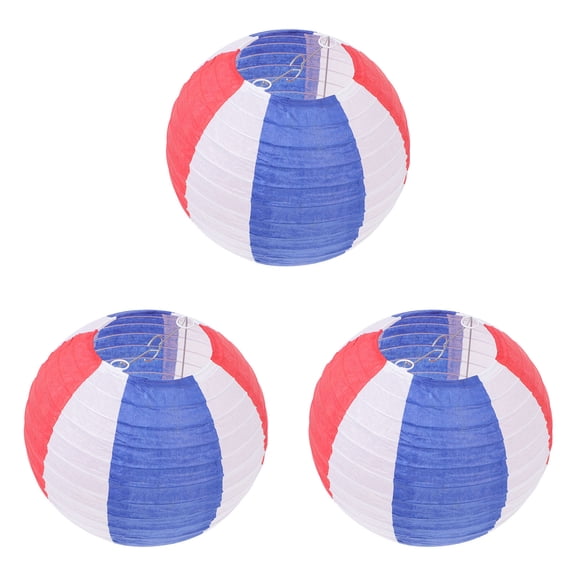 4 Pcs Tricolor Lantern Korean Holiday Decorations Birthday Party Supplies