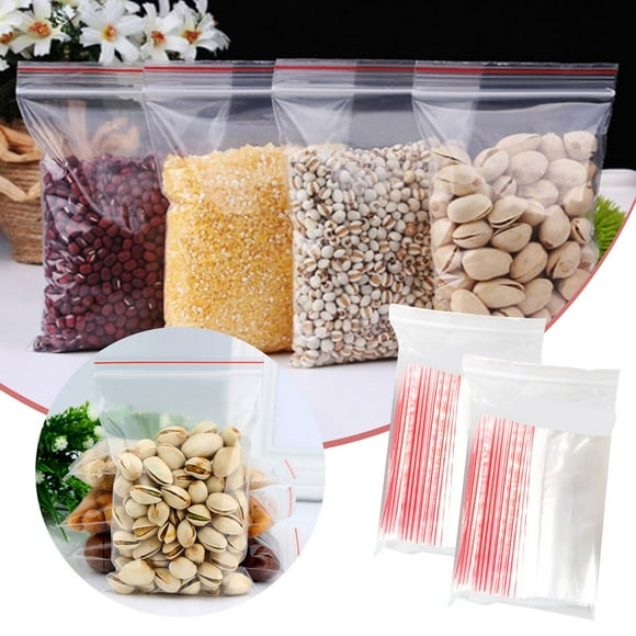 Boreal Craft Storage for Clothes with Lids Storage for Linen Closet under Bed Clothes Organizer 200PC Mini Self Sealing Bags For Storage 2 Inch Clear