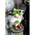 thumbnail image 2 of Ebros Pinheadz Monster with Voodoo Stitches Figurine 4.25"H Frankenstein & Bride, 2 of 7