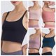 thumbnail image 1 of Sujetador deportivo para mujer, de doble capa, con espagueti cruzado, inalámbrico, acolchado, para correr, gimnasio, 1 of 7