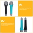 thumbnail image 5 of HOOWIFFY 10Pcs Assorted Color Pretend Singing Microphones for Dance Events and Parties, 5 of 5