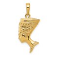 thumbnail image 1 of FB Jewels 14K Yellow Gold 3-D Nefertiti Pendant, 1 of 5