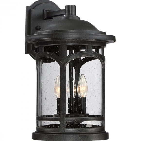 Quoizel Marblehead Large Wall Lantern in Mystic Black