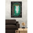 thumbnail image 2 of Poker Hands Wall Poster, 22.375" x 34", Framed, 2 of 2