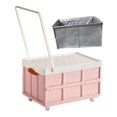thumbnail image 2 of Caja de almacenamiento multifuncional Cajas plegables reutilizables industriales para el hogar para el hogar rosa con bolsa de ruedas Sharpla Cajas de campamento al aire libre, 2 of 7