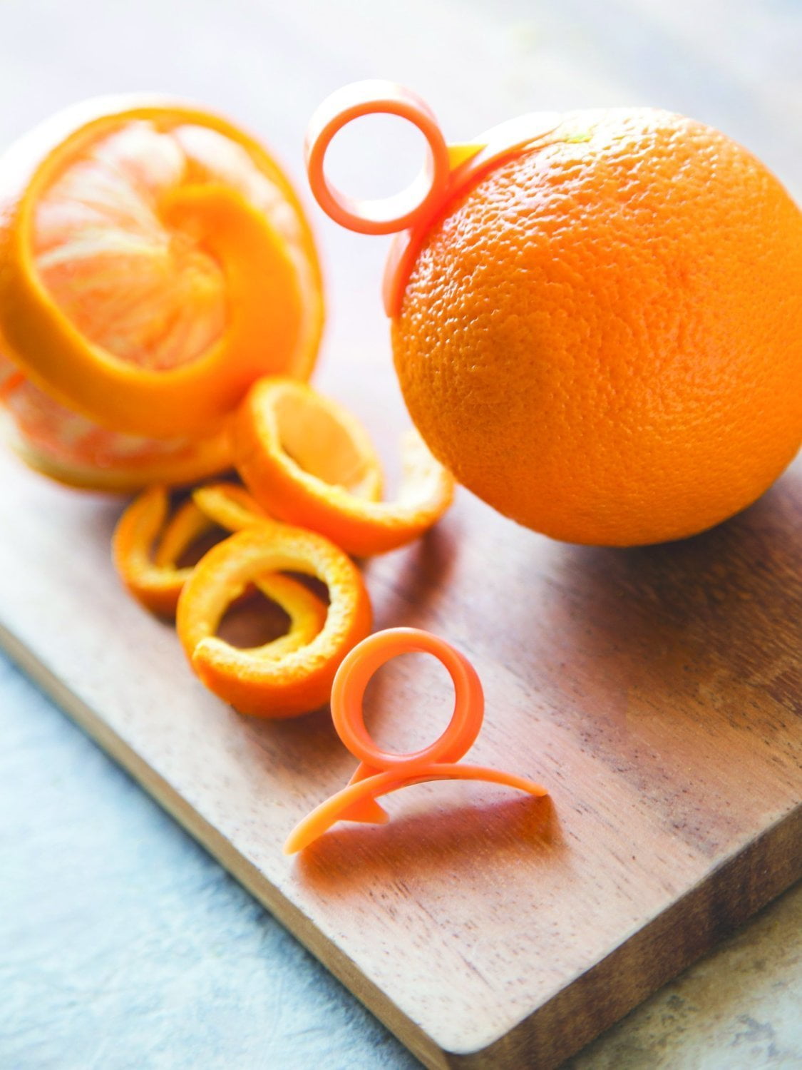 4PCS Plastic Fruit Peeler Remover Orange Citrus Lemon Melon Slicer Cutter Opener 