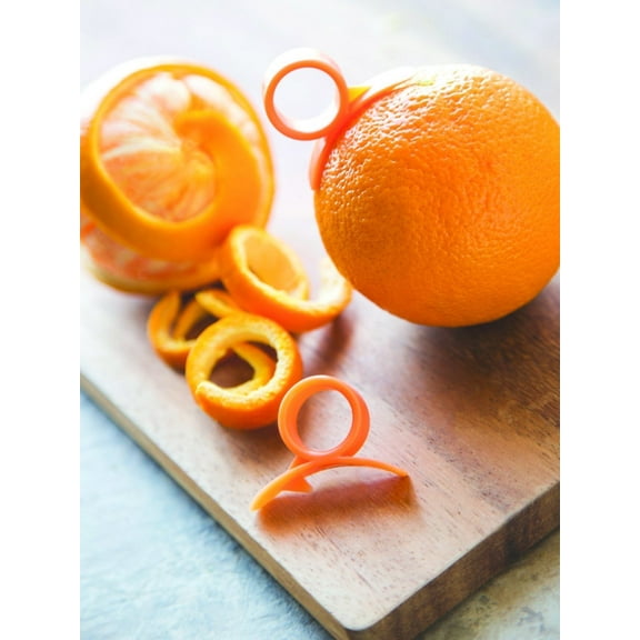 Chef Craft 6 Pack Orange opener orange skin remover Citrus Fruit Peeler