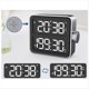 thumbnail image 2 of Temporizador Digital LCD Grande para Cocina, Temporizador de Cocina de Doble Pantalla, Ideal para Estudio en Interiores, Dormitorio, Mesita de Noche y Escritorio., 2 of 5